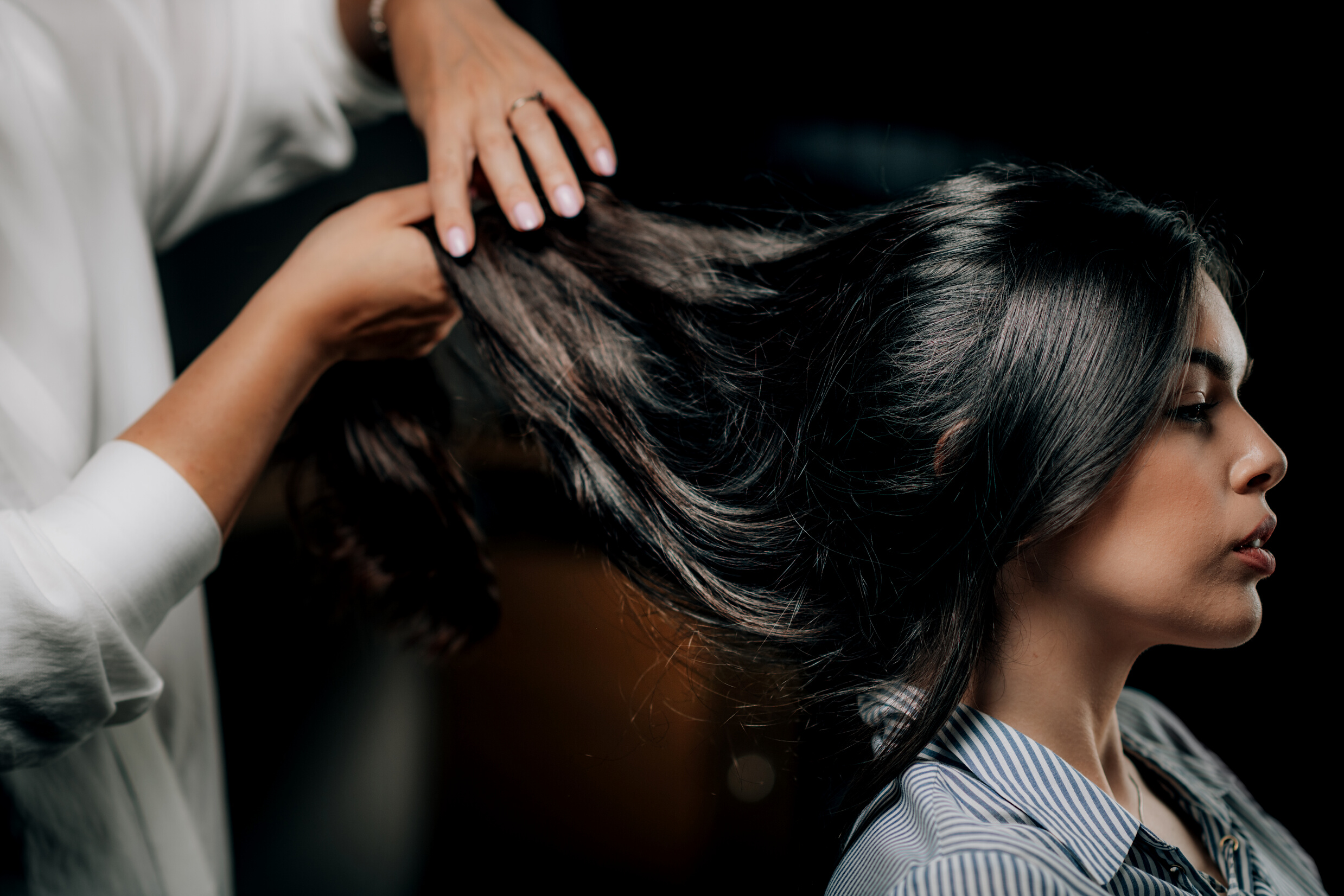 Hairstyling in Hair Salon